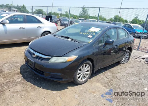 2012 Honda Civic Ex from USA, damaged, VIN 19XFB2F89CE005318